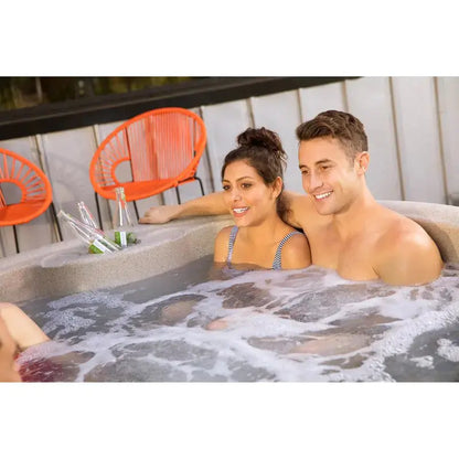 Lifesmart 4-Person Plug-and-Play Hot Tub  Oval Spa with 13 Jets, Energy-Efficient Heating & Easy Setup