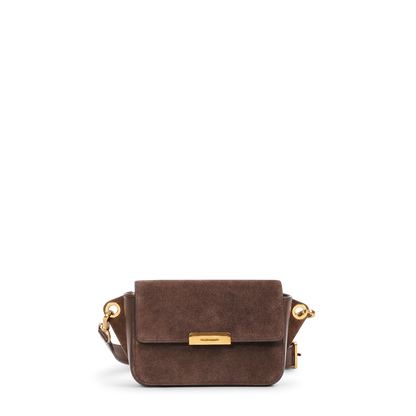 Roquette - Cuir Velours Chocolat
