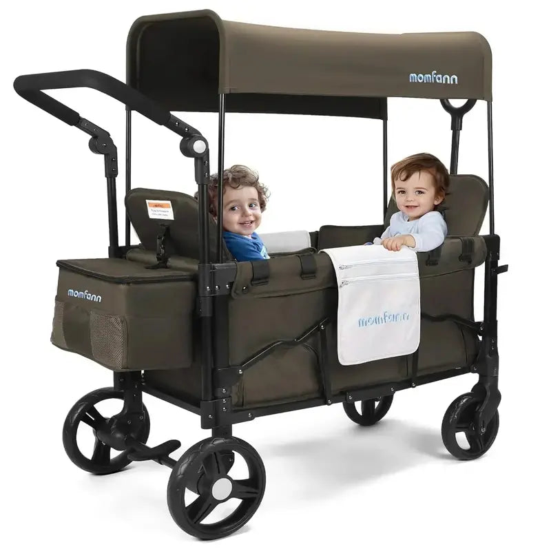 All-Terrain Kids’ Stroller Wagon  2-Seater Outdoor Baby Wagon for Toddlers