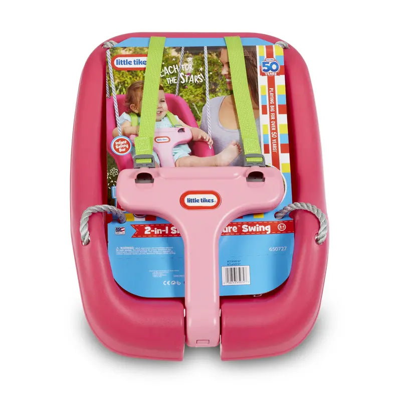Little Tikes 2-in-1 Snug and Secure Swing  Magenta
