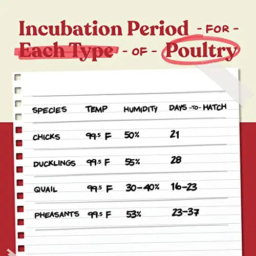 Harris Farms Nurture Right Egg Incubator for Hatching Chicks   Holds 22 Eggs