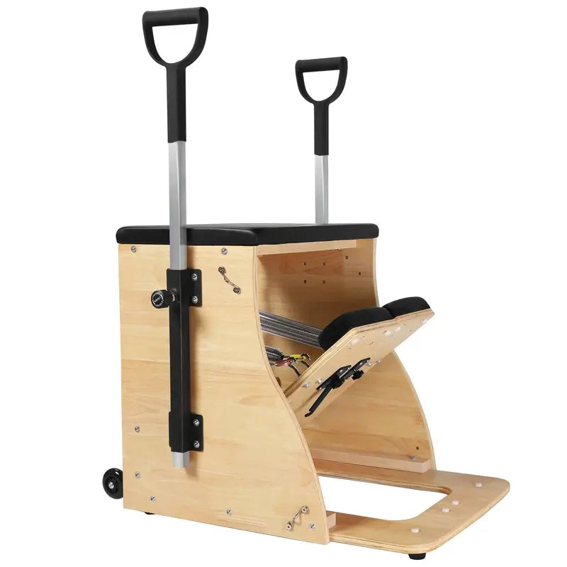 ARKANTOS Standard Pilates Chair  Durable, Space-Efficient Home Fitness Equipment with Adjustable Resistance