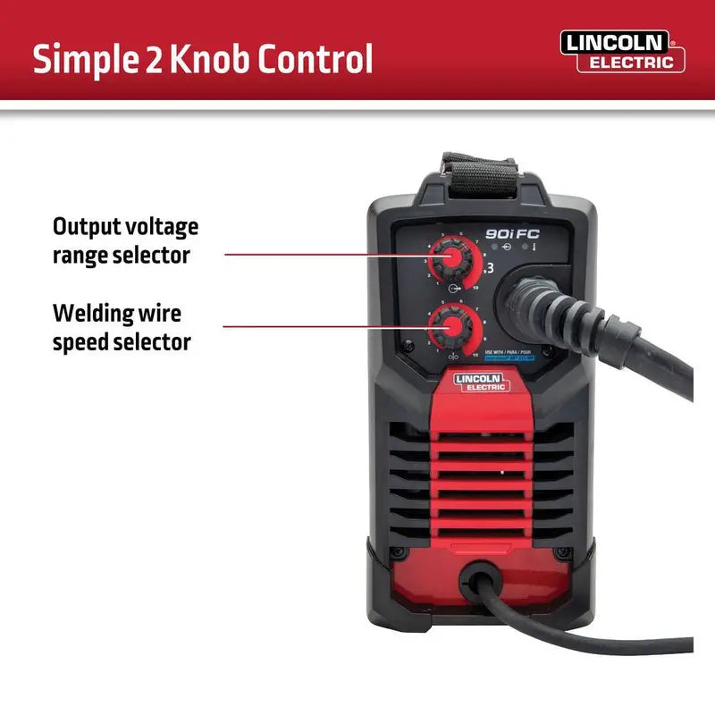 Lincoln Electric WELD-PAK 90i FC Flux-Cored Welder  No-Gas, Wire-Feed Design (K5255-1)