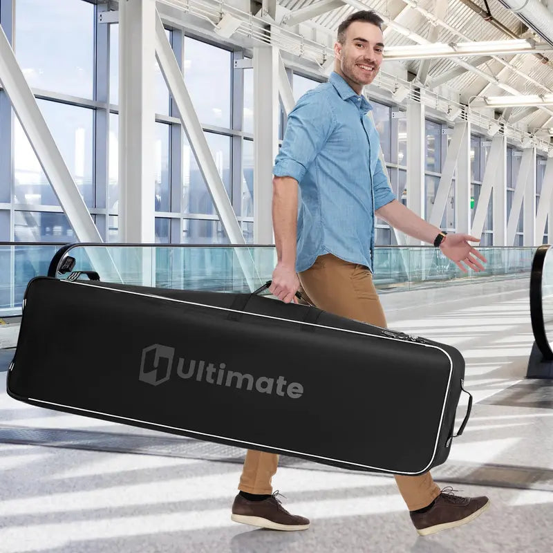 Wheeled Golf Travel Bag with Triple Pull Handles for Easy Transport