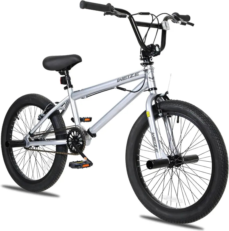 WEIZE 20″ Freestyle BMX Bike  Stunt-Ready Steel Frame, 360° Rotor Hub & Durable Build for Riders of All Ages