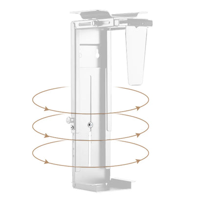 Support unité centrale 360° pour bureau