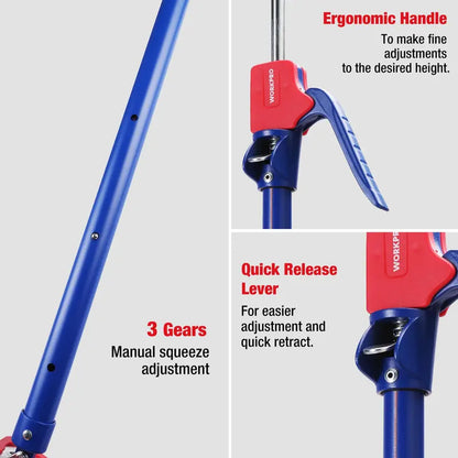 WORKPRO Adjustable Cabinet Support Jack Pole for Safe Installation