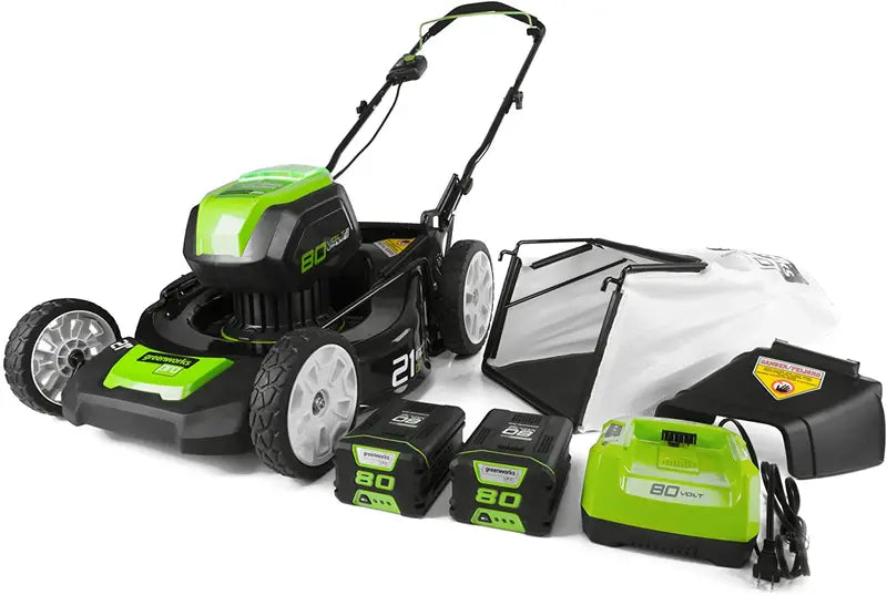21-Inch Cordless Electric Lawn Mower — 80V Dual-Battery System with Charger (GLM801601)