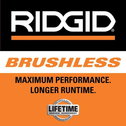 RIDGID Cordless Brad and Finish Nailer Combo Kit  18V Brushless System