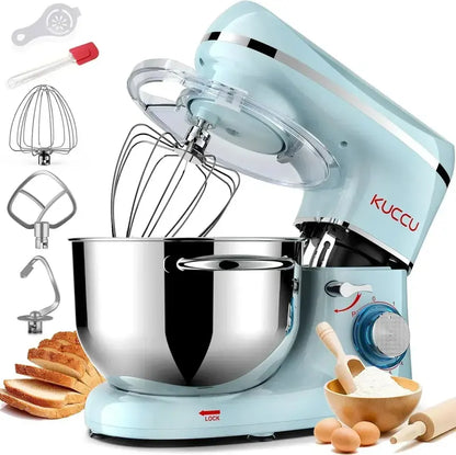 6.5-Qt 660W 6-Speed Tilt-Head Stand Mixer with Stainless Steel Bowl