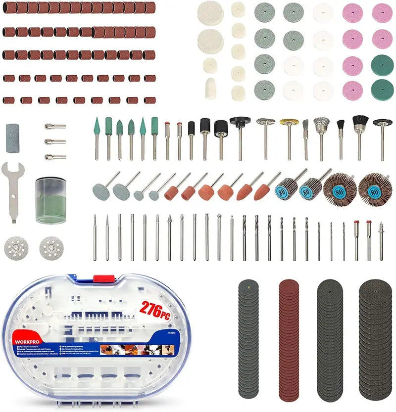 WORKPRO 276-Piece Rotary Tool Accessory Kit  Cutting, Carving & Polishing