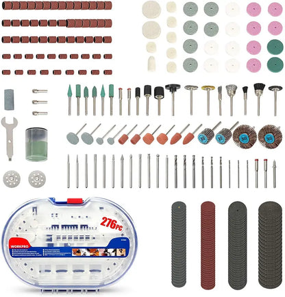 WORKPRO 276-Piece Rotary Tool Accessory Kit  Cutting, Carving & Polishing