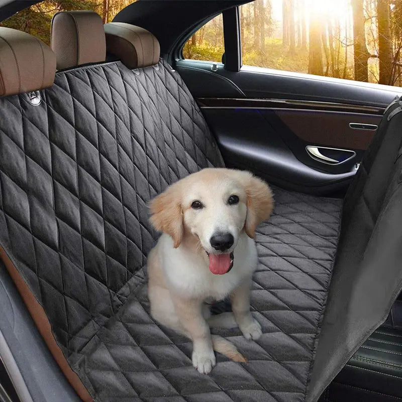 Waterproof Pet Car Seat Cover with Non-Slip Rubber Backing