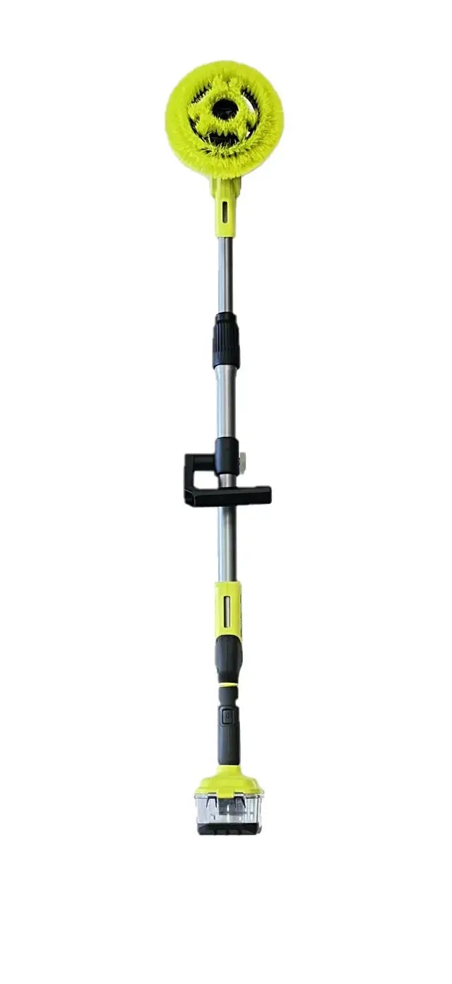 RYOBI ONE+ 18V Telescoping Power Scrubber Kit  Includes Battery, Charger & Extension Handle