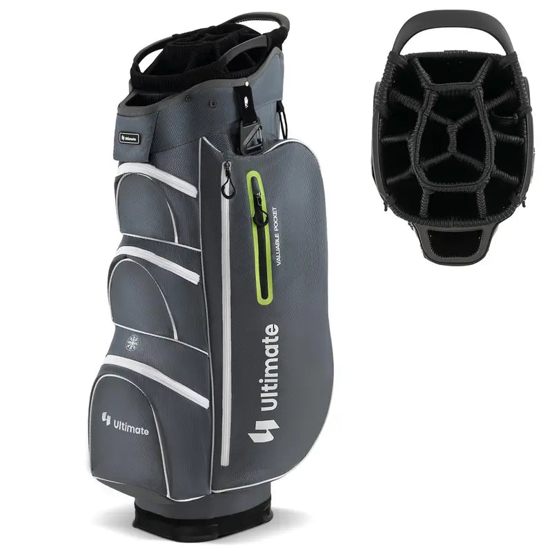 15-Way Golf Cart Bag with Full-Length Club Dividers