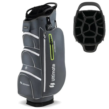 15-Way Golf Cart Bag with Full-Length Club Dividers