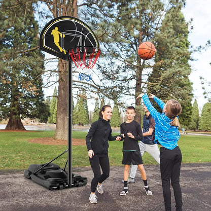 All-Environment Adjustable Basketball Hoop  12-Position Indoor/Outdoor Goal (4.2510 ft)
