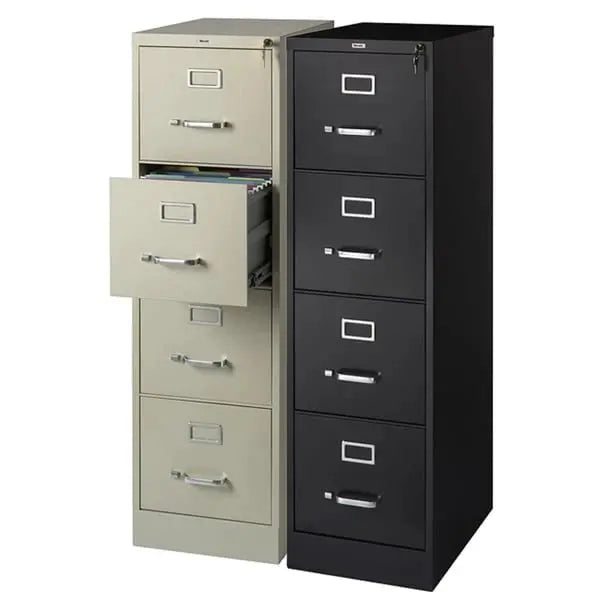 Hirsh Commercial 22D Four-Drawer Vertical Letter File Cabinet