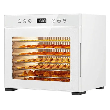 650-Watt 8-Tray Dehydrator with Precision Temp Control and Delay Start Function