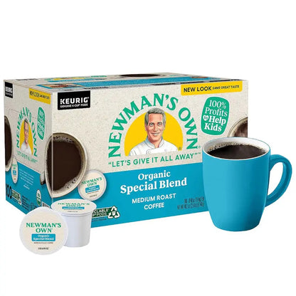 Newman’s Own Extra Bold Medium Roast Coffee K-Cups, 100ct, Keurig Compatible