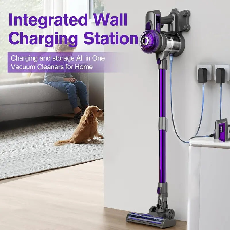 S1 2-in-1 Cordless Stick & Handheld Vacuum: Ultra-Lightweight, Compact Design for Apartments, Cars & Pet Hair on All Surfaces