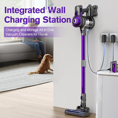 S1 2-in-1 Cordless Stick & Handheld Vacuum: Ultra-Lightweight, Compact Design for Apartments, Cars & Pet Hair on All Surfaces