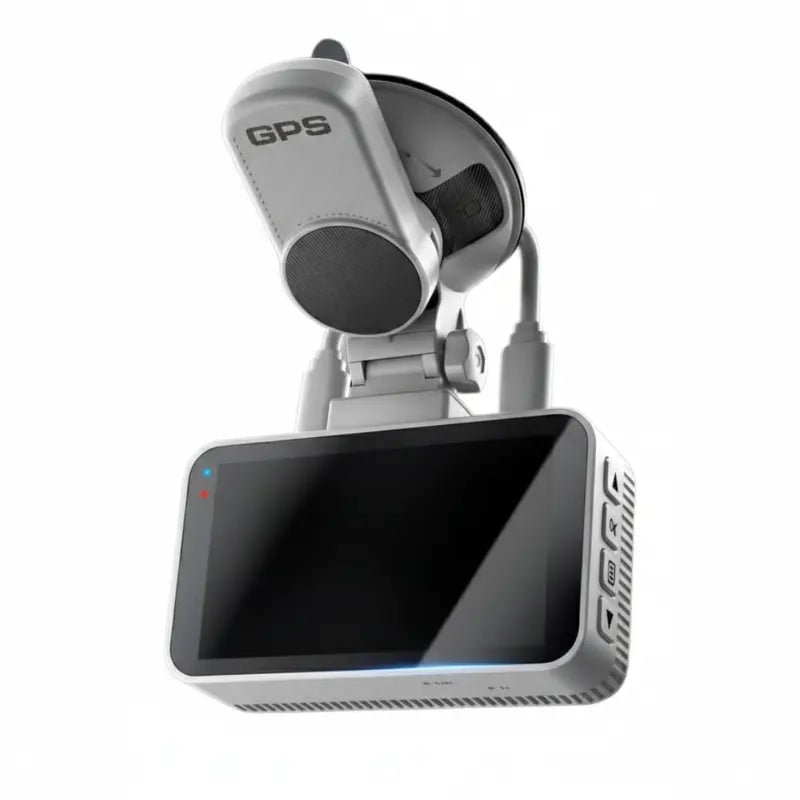 4K Dual-Camera Dash Cam with 170° Wide-Angle Lenses, GPS Tracking & Dual-Band WiFi