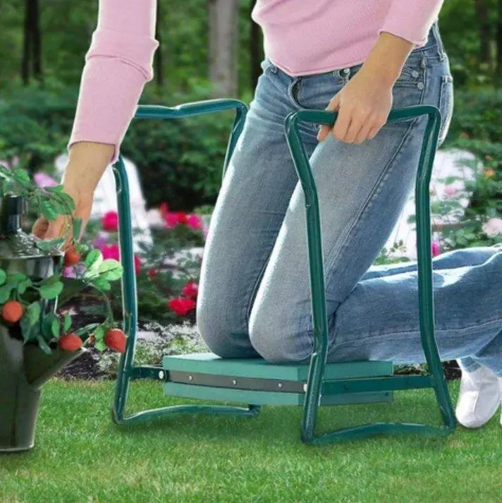 Ergonomic Folding Gardener’s Kneeling Bench  Portable Support for Planting & Weeding