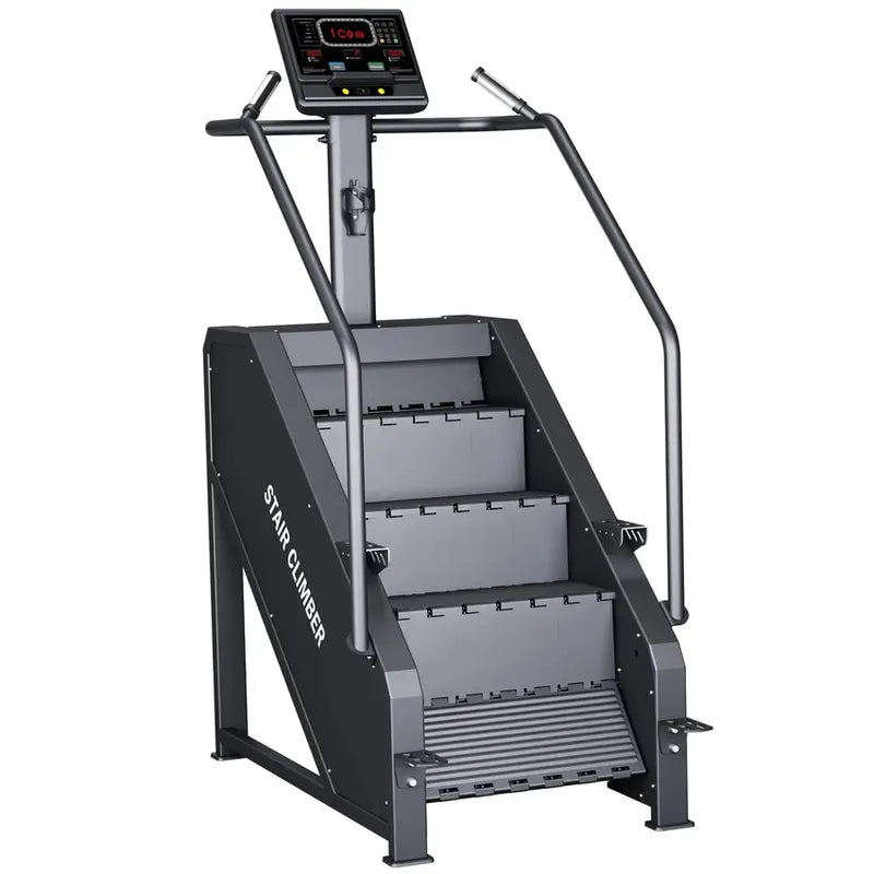 Commercial-Grade Stepper Machine  LED Display, 15 Resistance Levels, 451 lb Weight Capacity, Adjustable Pace Control