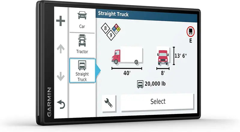 Garmin Dezl OTR500 5.5″ GPS Truck Navigator with Custom Routing & Dock Guidance