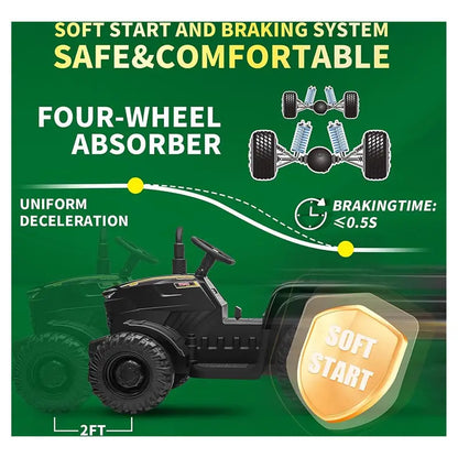 Joyracer 24 Volt Ride on Toys with Remote Control, 400W Motor, 9AH Battery Powered Ride on Tractor