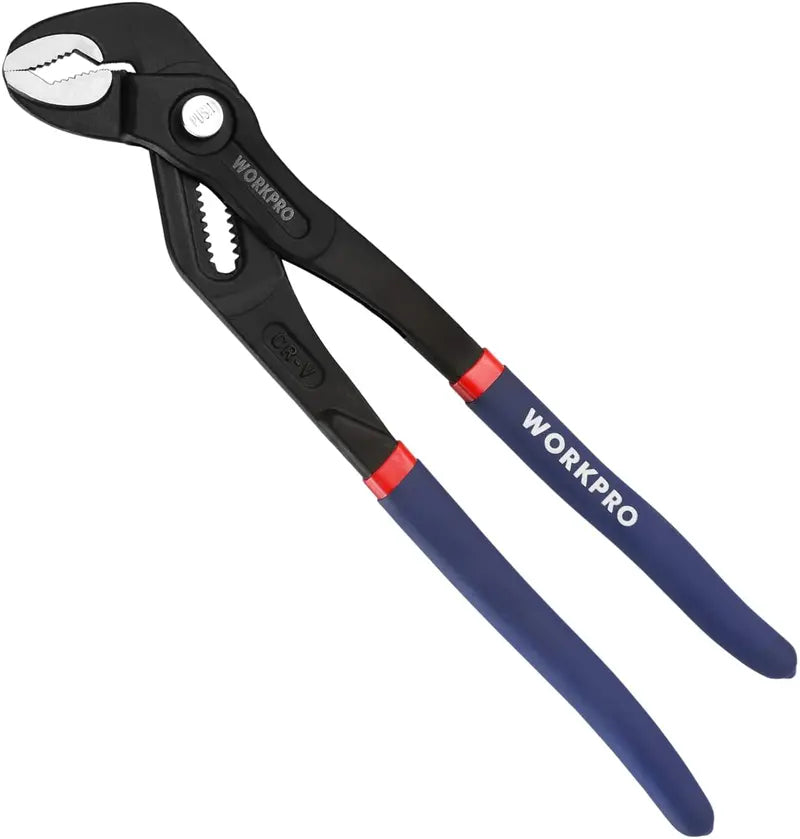 WORKPRO Groove Joint Pliers  Ergonomic Comfort-Grip Design for Precision Tasks