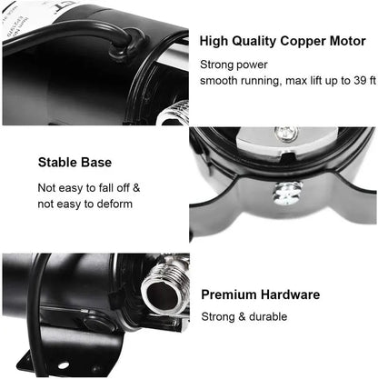 Portable Electric Water Transfer Pump  120V, 330 GPH Sump & Utility Pump with Hose