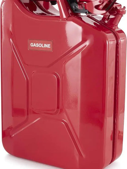 Authentic CARB Jerry Can with Spout, 5.3 Gallon (20L), Red  Durable Fuel Container