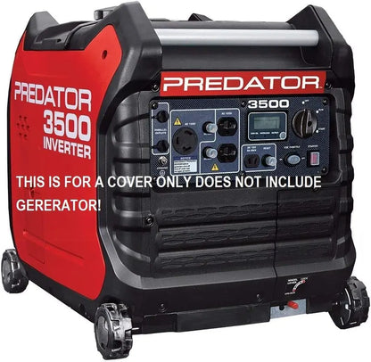 Durable Black Cover Designed Specifically for Predator 3500W Inverter Generators (Cover Only)