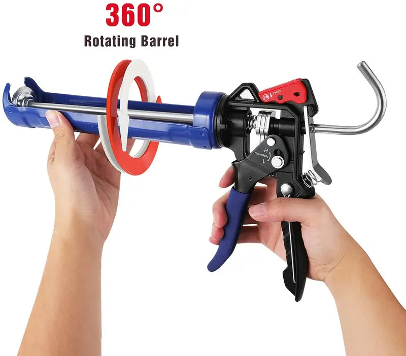 WORKPRO Adjustable Thrust Caulking Gun for Standard Cartridge Tubes
