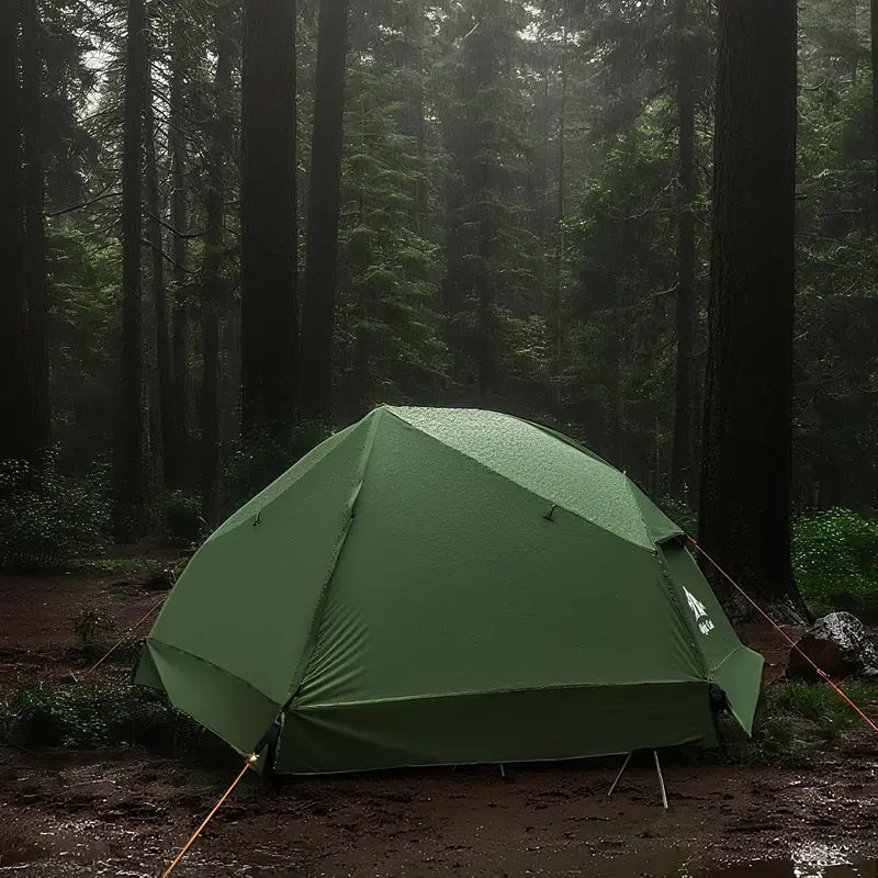 1-Person Off-Ground Cot Tent Combo  Waterproof, Elevated Sleeping System with Quick-Setup Design