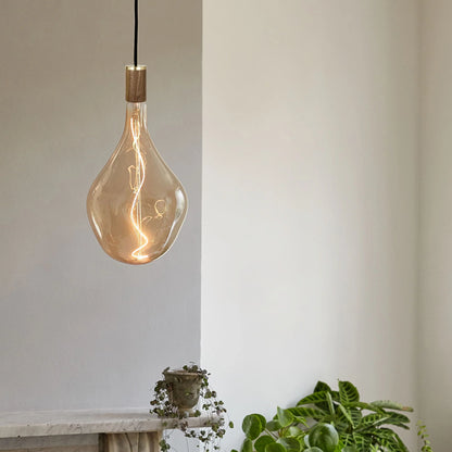 Voronoi III Pendant Light in Walnut