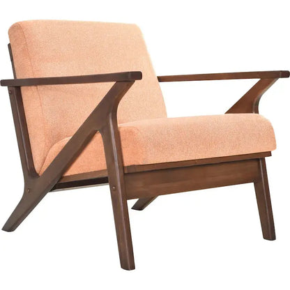 Omax Decor Zola Lounge Chair  Stylish Upholstered Accent Seating with Contemporary Profile