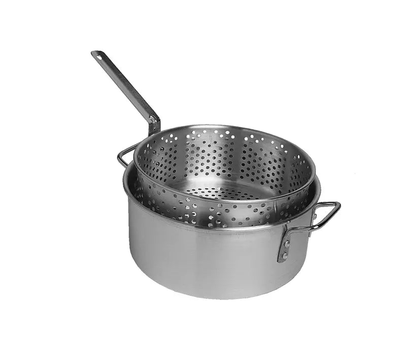 Camp Chef 10.5 qt 2-Piece Aluminum Fry and Steam Pot Set  DP10