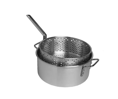 Camp Chef 10.5 qt 2-Piece Aluminum Fry and Steam Pot Set  DP10