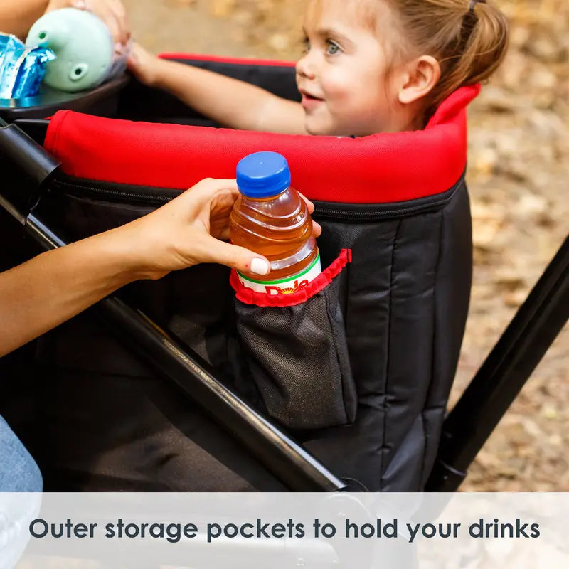 Baby Trend Tour 2-in-1 Stroller Wagon  Mars Red  Red