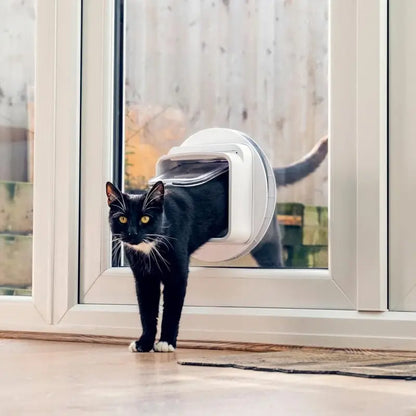 SureFlap Microchip Pet Door Connect, 6.75″x7″ Flap, No Hub Needed, Secure Pet Entry System