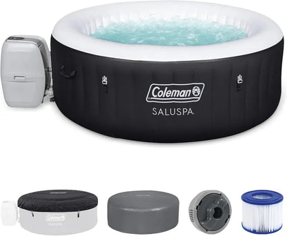 Coleman SaluSpa Miami Inflatable Hot Tub  24 Person, 120 AirJets, Insulated Cover, Portable Outdoor Spa