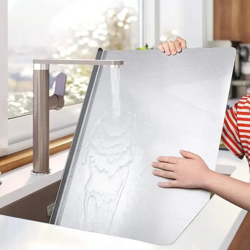 Kitchen Cutting Board with Non-Slip Base and Juice Groove