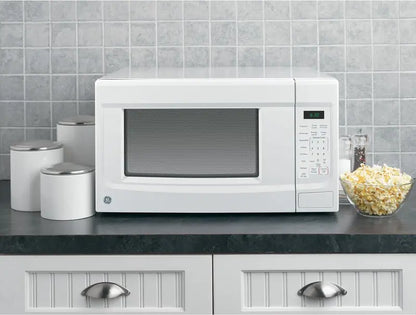 FT Countertop Microwave Oven  White, Compact Kitchen Appliance