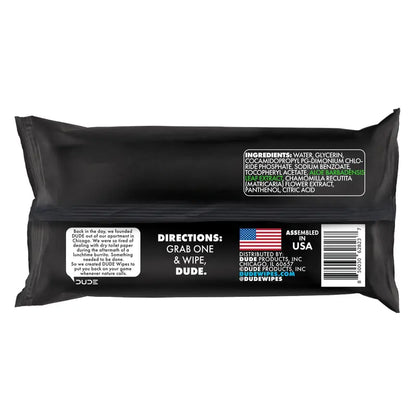 DUDE Wipes Fragrance-Free XL Flushable Cleansing Cloths  480 Count, Moisturizing Formula