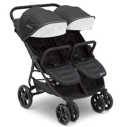 Jeep Destination Ultralight Double Side-by-Side Stroller for Toddlers